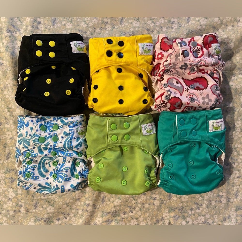 Sweet Pea Bamboo All In One Cloth Diapers - Picture 4 of 5